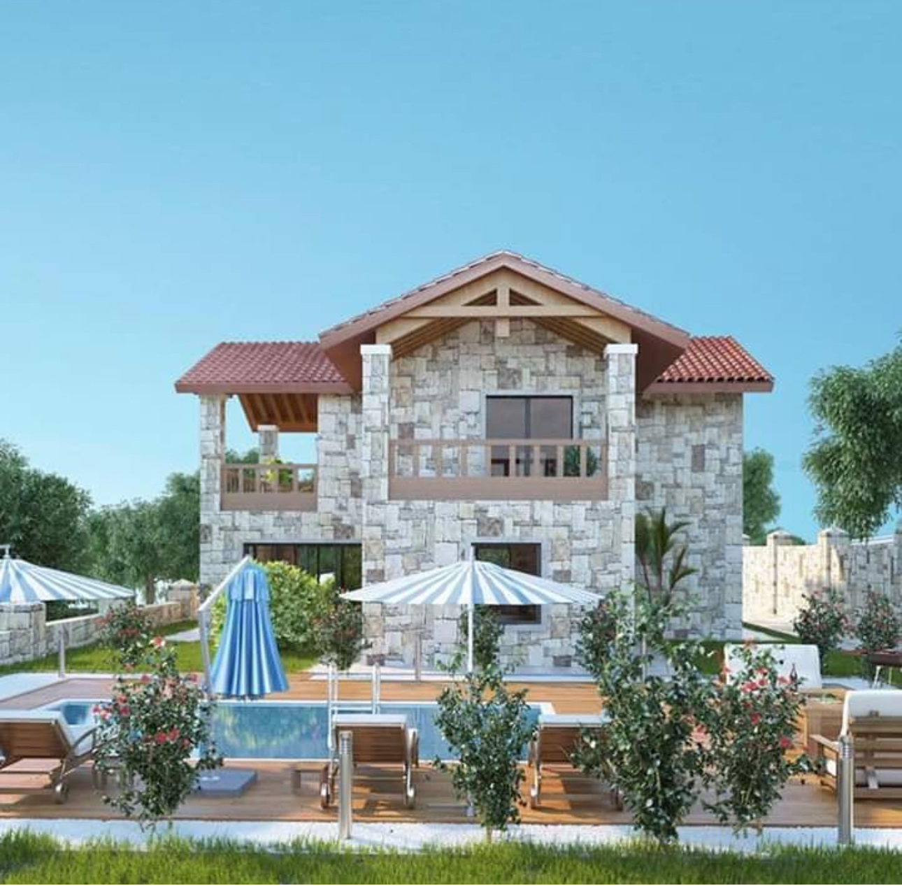 Taş ev projesi 35